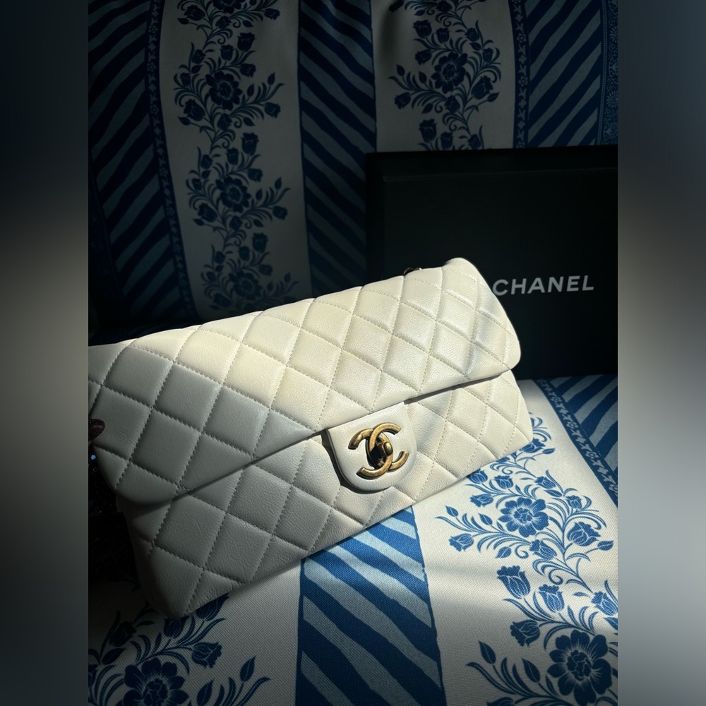 Chanel quilted flap bag